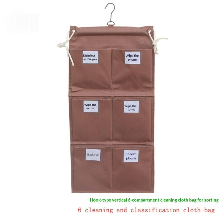 Cleaning Cart Linen Cart Sorting Cloths Hanging Bag