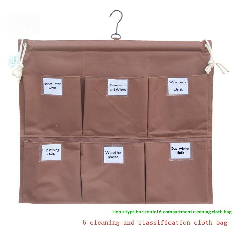 Cleaning Cart Linen Cart Sorting Cloths Hanging Bag