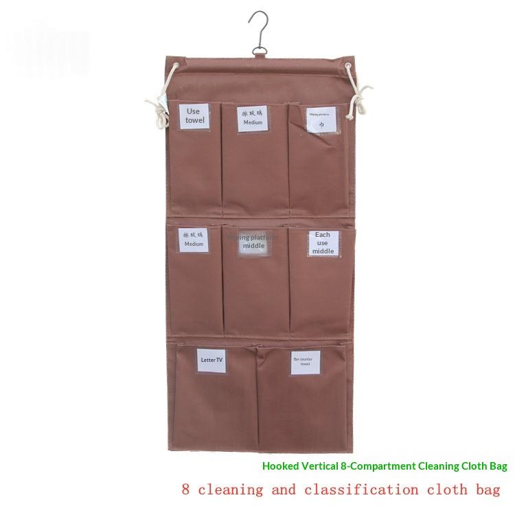 Cleaning Cart Linen Cart Sorting Cloths Hanging Bag