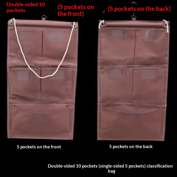 Cleaning Cart Linen Cart Sorting Cloths Hanging Bag