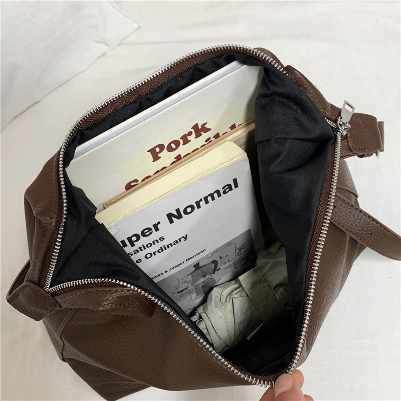 Synthetic Leather Simple Women's Commuter Crossbody Bag