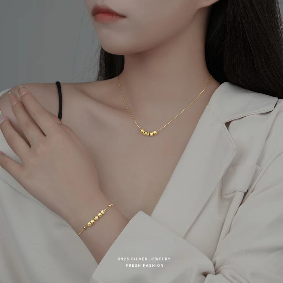 Minimalist Light-luxury High-end Pendant Choker Necklace