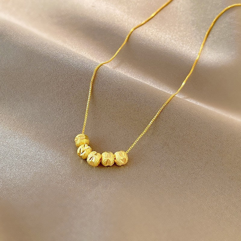 Minimalist Light-luxury High-end Pendant Choker Necklace