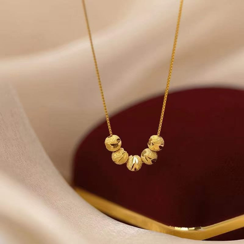 Minimalist Light-luxury High-end Pendant Choker Necklace