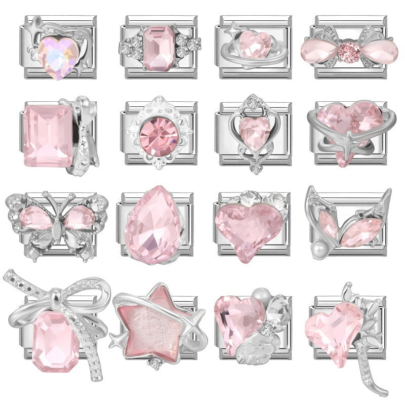 Crystal DIY Italian Modular Bracelet Accessories
