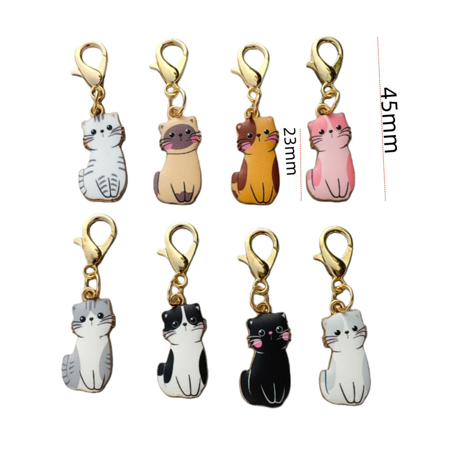 Cute Cat Pendant Keychain - Adorable Bag Charm & Accessory