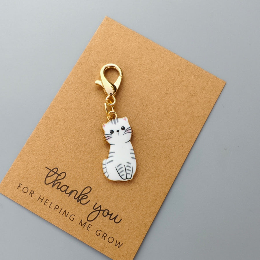 Cute Cat Pendant Keychain - Adorable Bag Charm & Accessory
