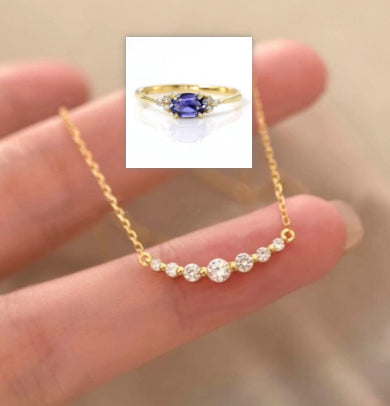 Korean-style Smiling Pendant Necklace for Women