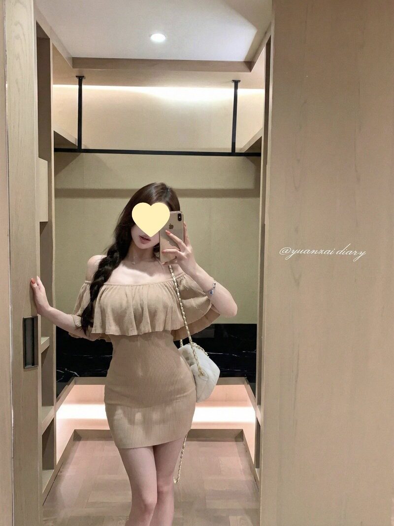 Knitted Summer Bodycon Mini Dress in Yellow - Trendy Fashion