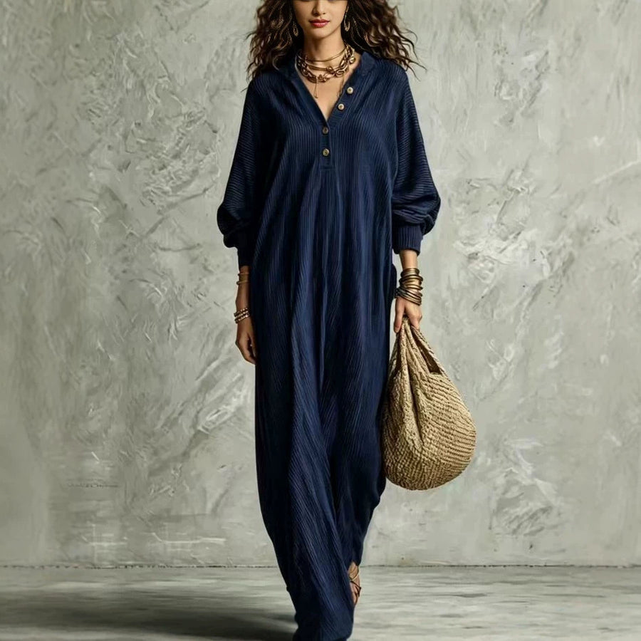 Loose Casual Bohemian Maxi Dress for Women