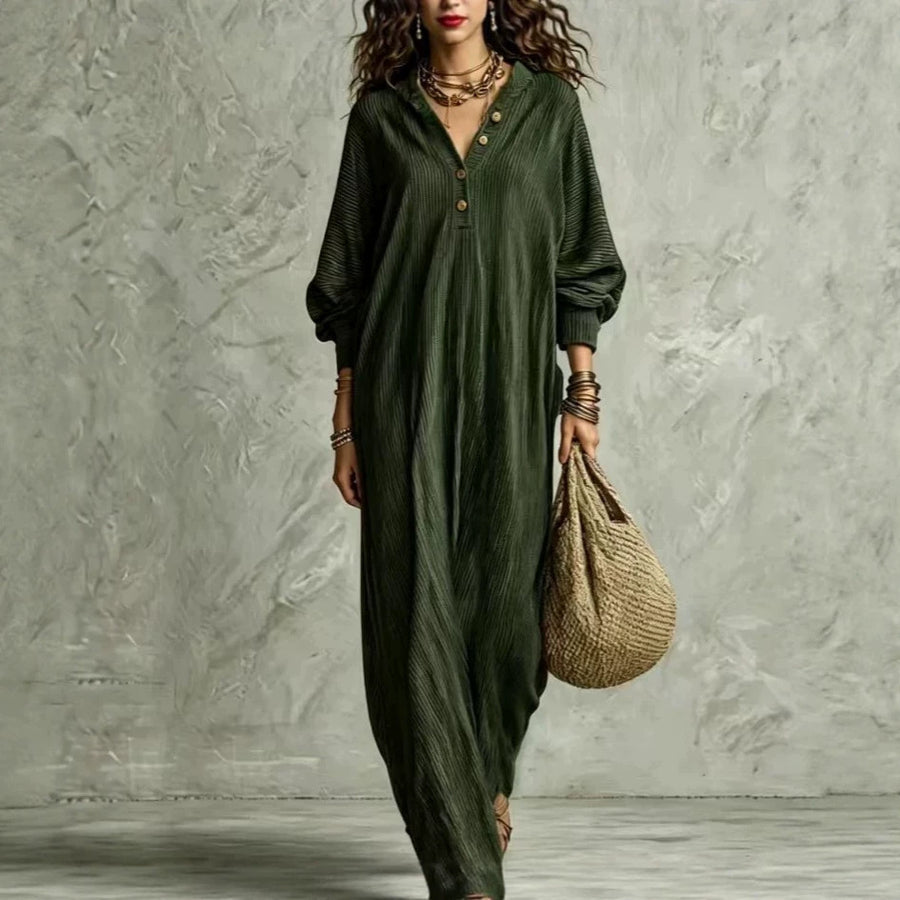 Loose Casual Bohemian Maxi Dress for Women