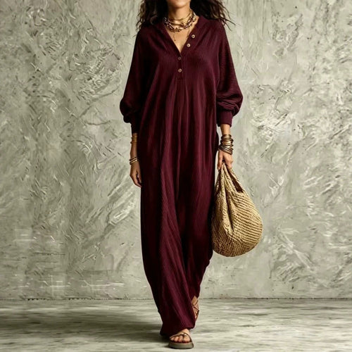 Loose Casual Bohemian Maxi Dress for Women