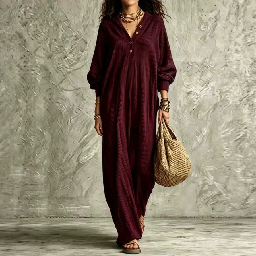 Loose Casual Bohemian Maxi Dress for Women
