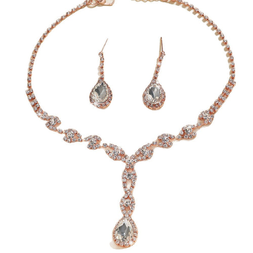 Full Diamond Hand Jewelry Set - Korean Style Bridal Accessories