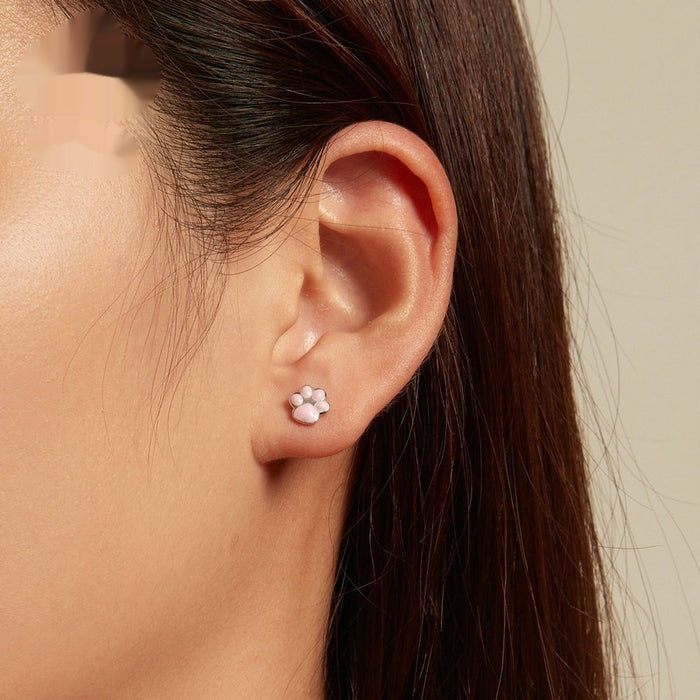 Cute Cartoon Animal Shaped Stud Earrings for Daily Wear