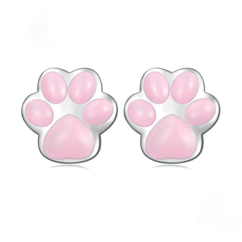 Cute Cartoon Animal Shaped Stud Earrings for Daily Wear