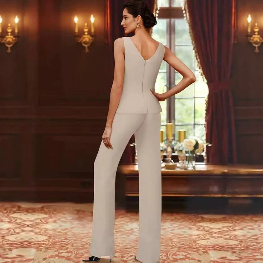 European And American Banquet Gown Three-piece Set - Maxi Dress