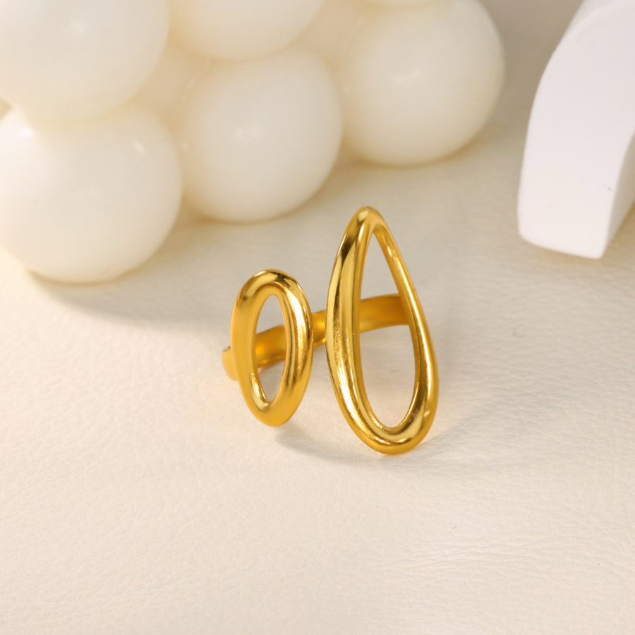 Creative Alien Big Wave Adjustable Ring for Women
