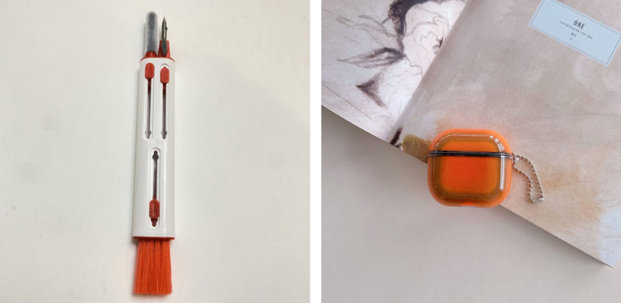New Screen Cleaner Kit with Detangling Brush and Earbuds Case