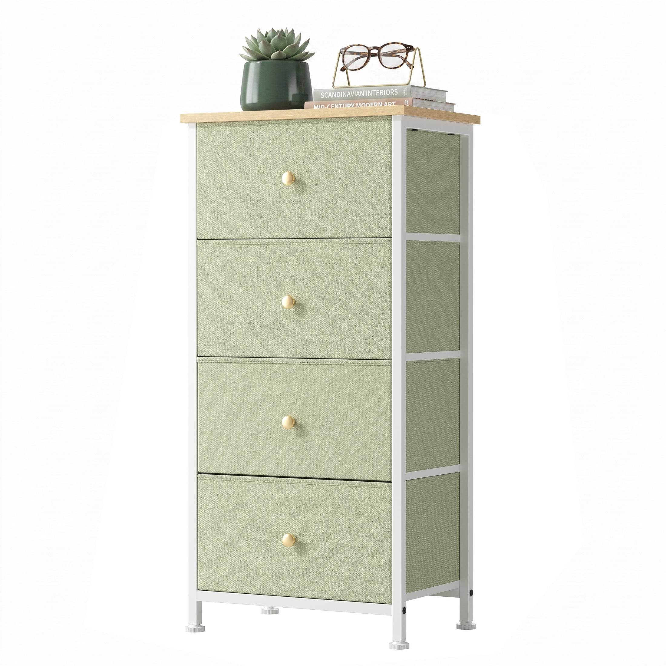 4-Drawer Storage Cabinet - Perfect Drawer Organizer for Any Room