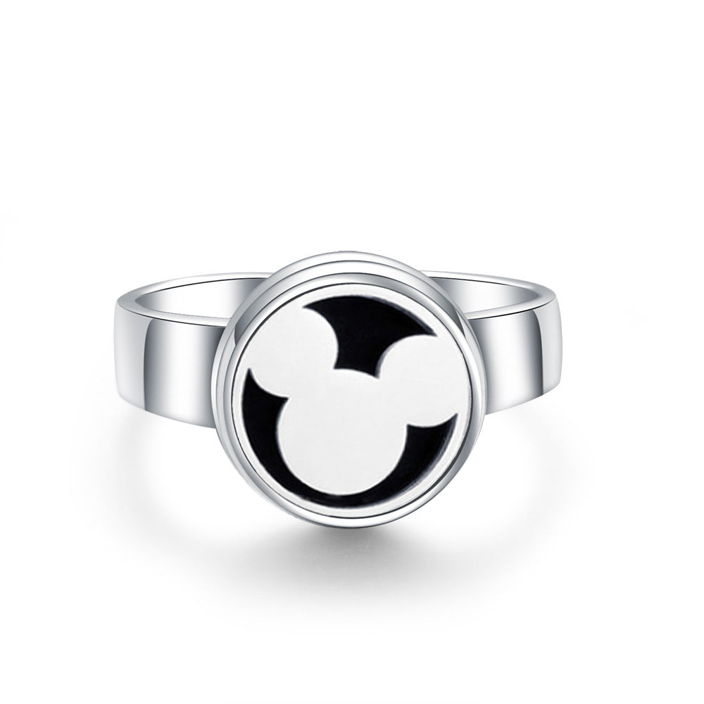 Stainless Steel Aromatherapy Locket Ring - Tree of Life Design