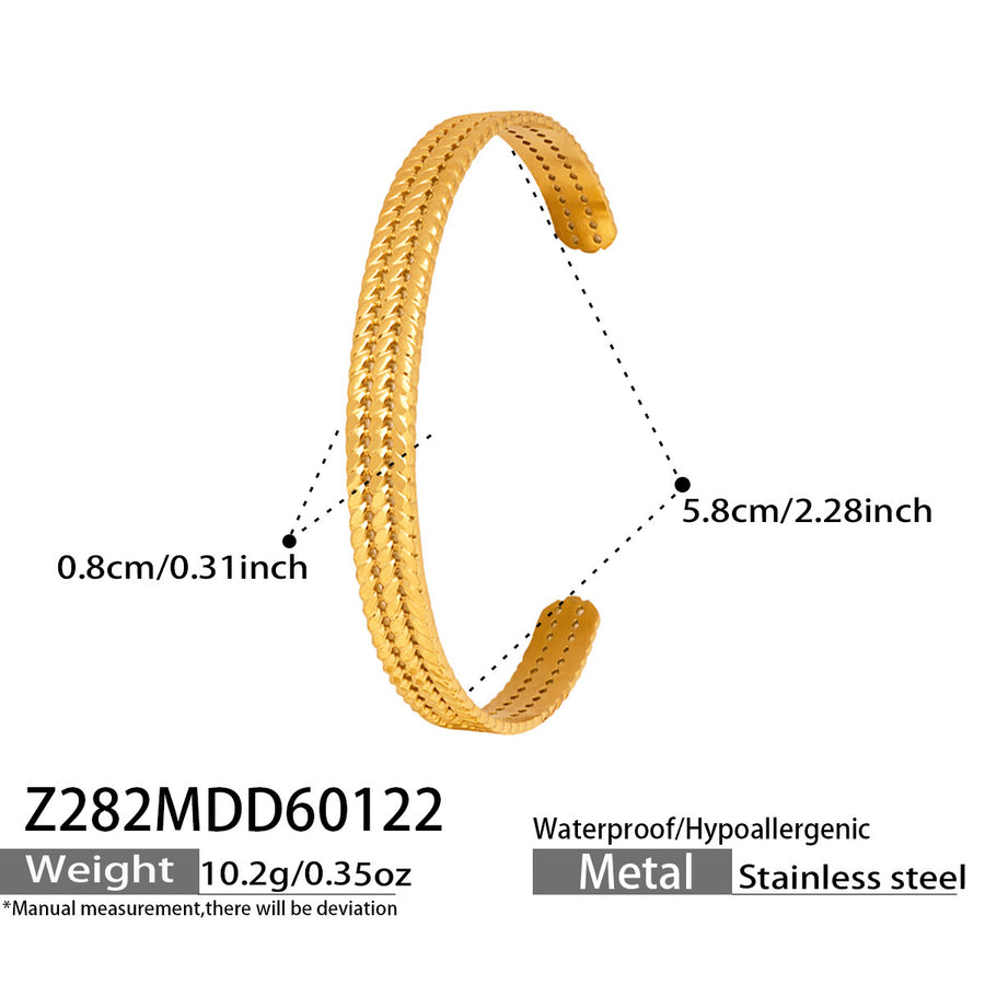 Simple Stylish and Personalized Stainless Steel Bracelet