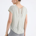 Womens Quick-Dry Sports T-Shirt for Yoga Enthusiasts