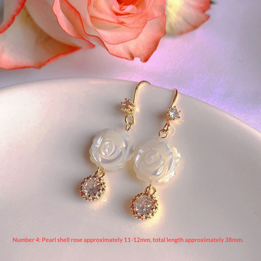 New Natural Freshwater Pearl Stud Earrings - Elegant & Timeless