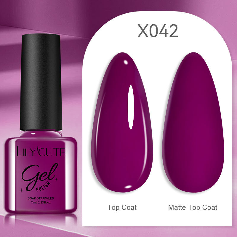New Full Set of Gel Nail Polish for Women - Two Piece Set
