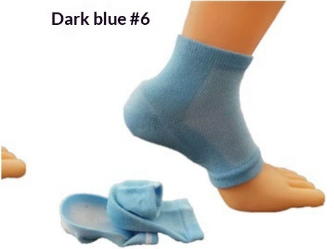 Height-Increasing Sports Socks with Half-Height Heel Pad