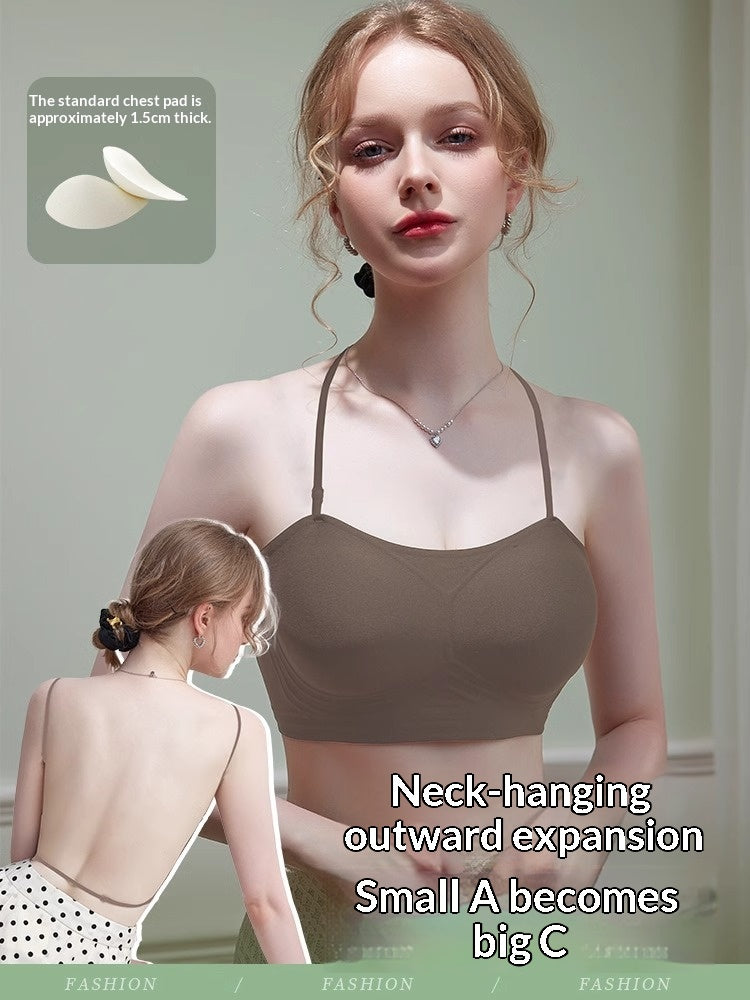 A Beautiful Back Bra for Liquid Foundation Application