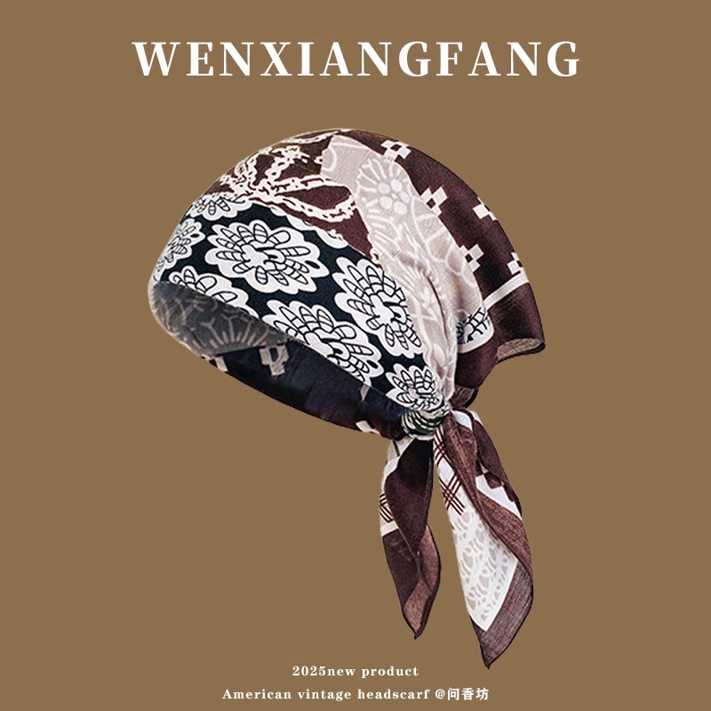 Retro Headscarf for Women - Summer Dress Style Accessory
