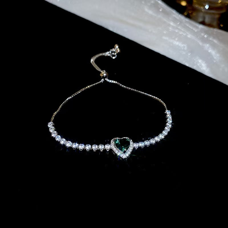 18K Gold Filled Zirconia Geometric Magic Circle Bracelet