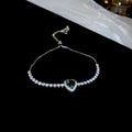 18K Gold Filled Zirconia Geometric Magic Circle Bracelet
