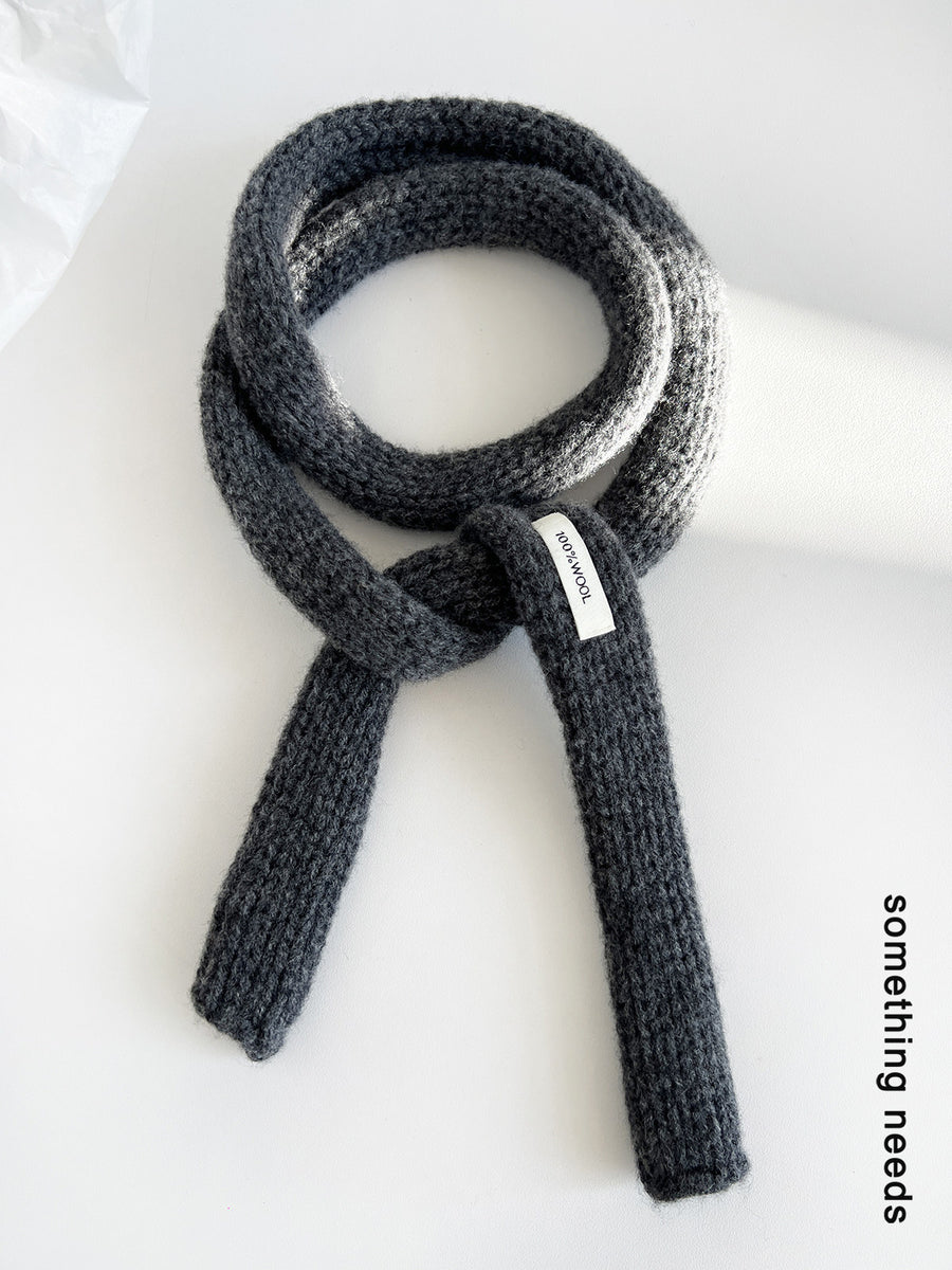 Narrow Long Scarf Womens Neck Warmer for Stylish Comfort