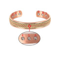 Handwoven Twisted Rope Pattern Cable Bracelet - Stylish Organizer