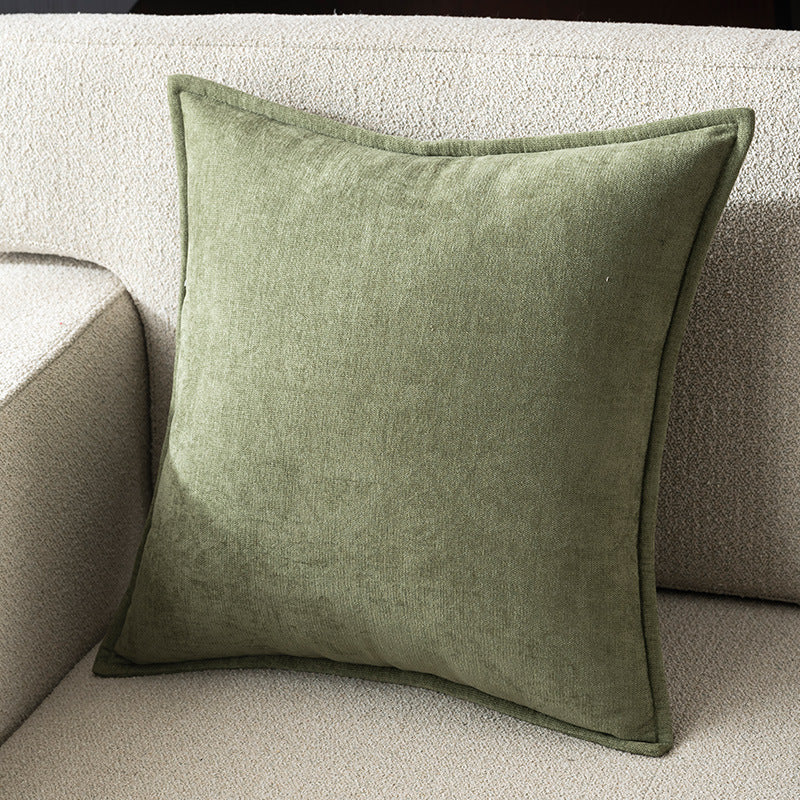 Luxurious Chenille Throw Pillow - Plush Massage Cushion