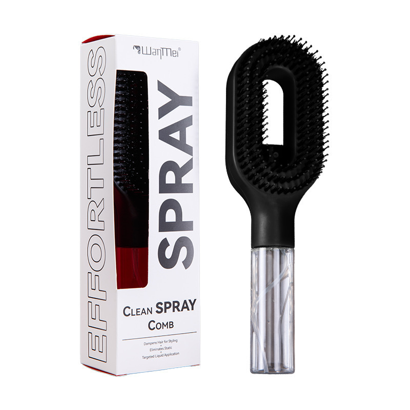 New Water Spraying Hair Comb - Anti-Frizz Detangling Brush