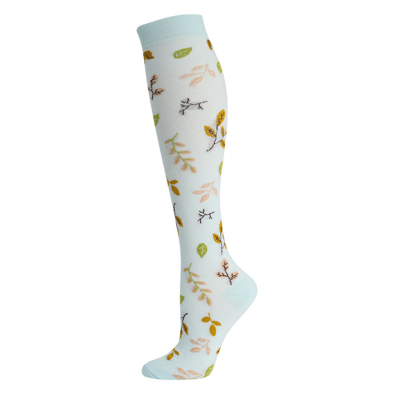 High Elasticity Compression Rope Running Calf Socks for Women