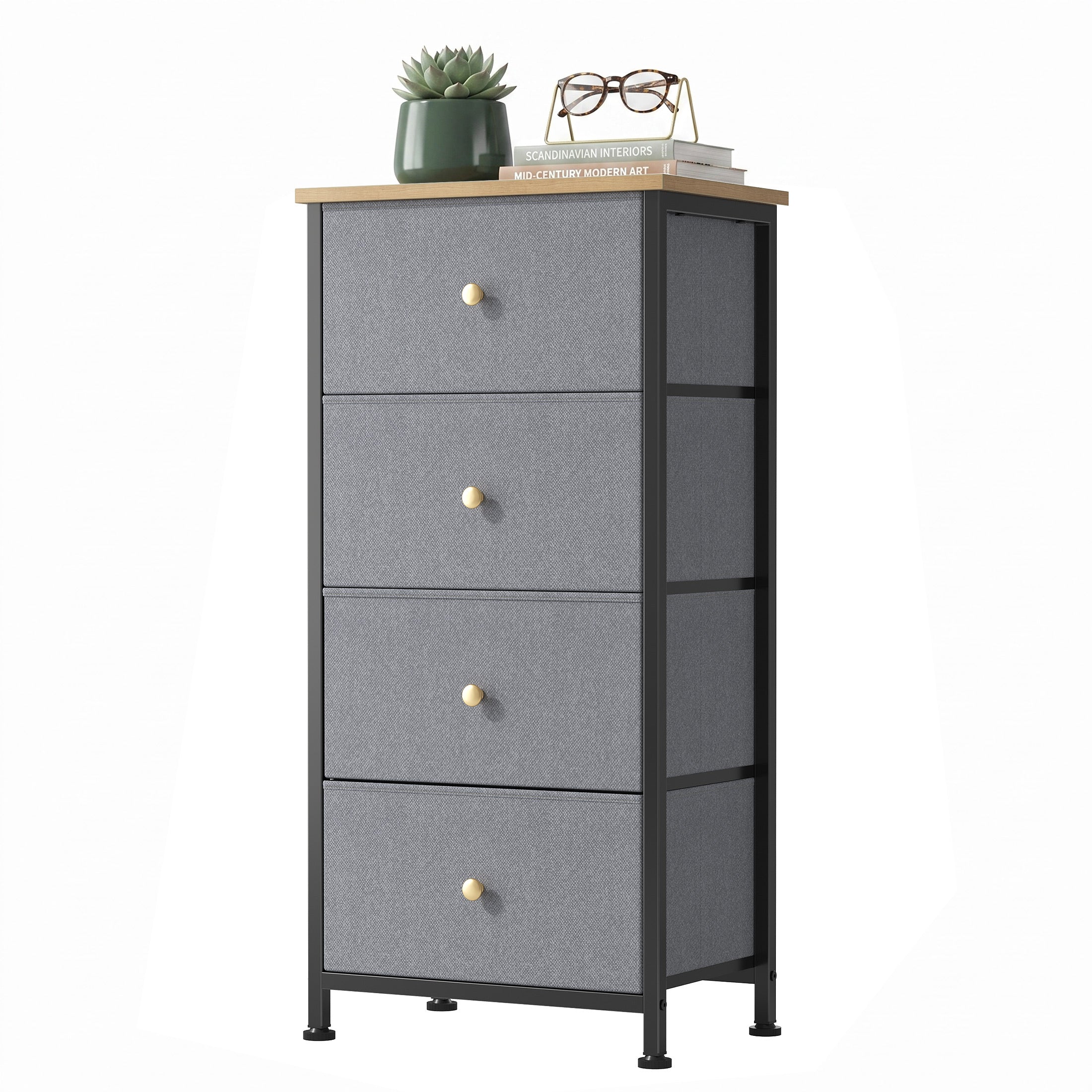 4-Drawer Storage Cabinet - Perfect Drawer Organizer for Any Room