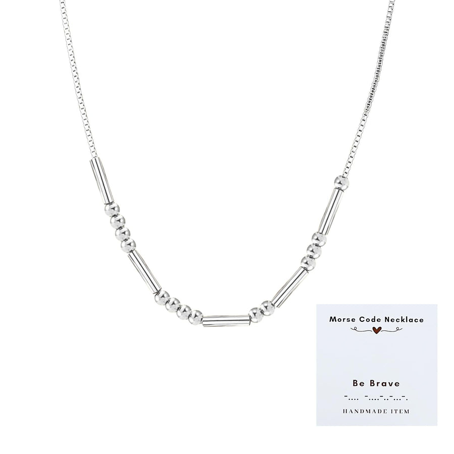 Exquisite Vintage Morse Code Necklace for Layered Looks