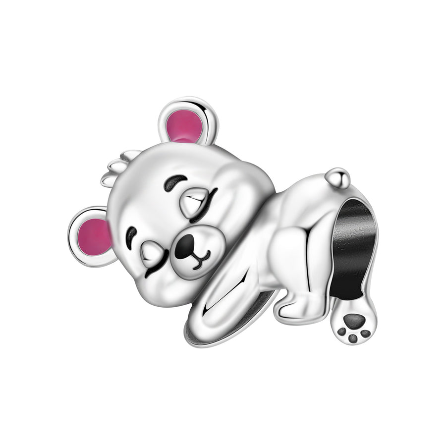 Playful Sloth and Koala Beaded Tennis Bracelet