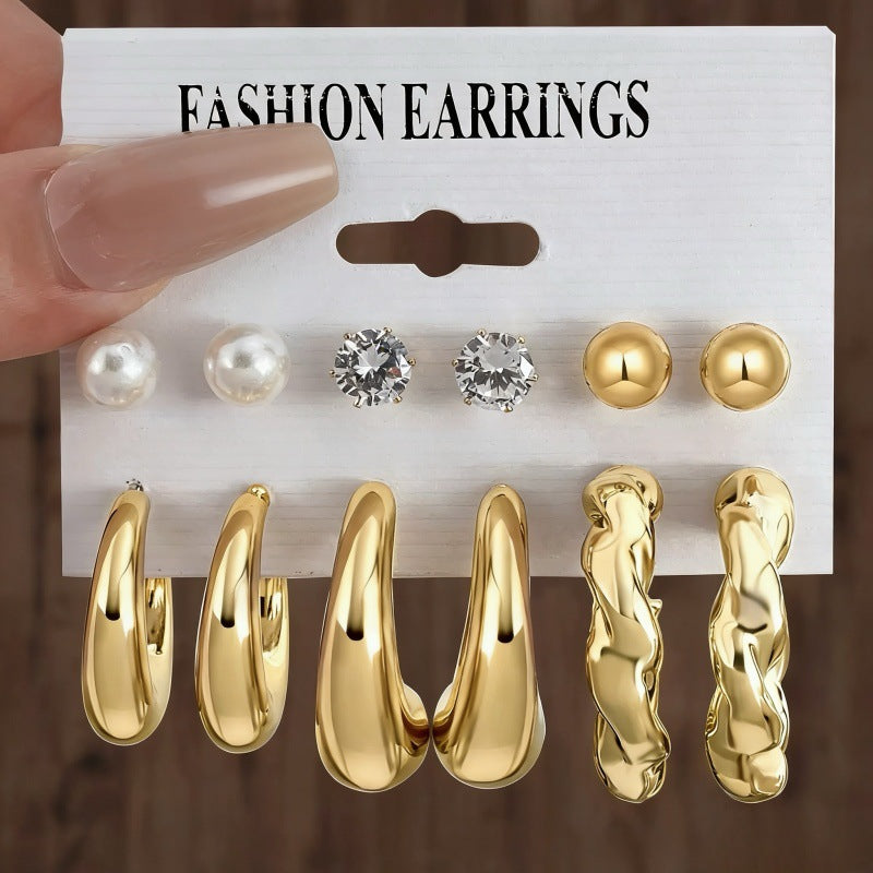 Personalized Twisted Fashion Drop Earrings for Women