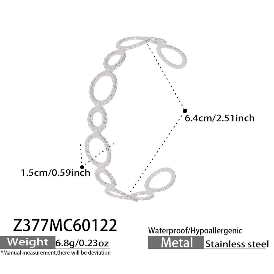 Simple Stylish and Personalized Stainless Steel Bracelet