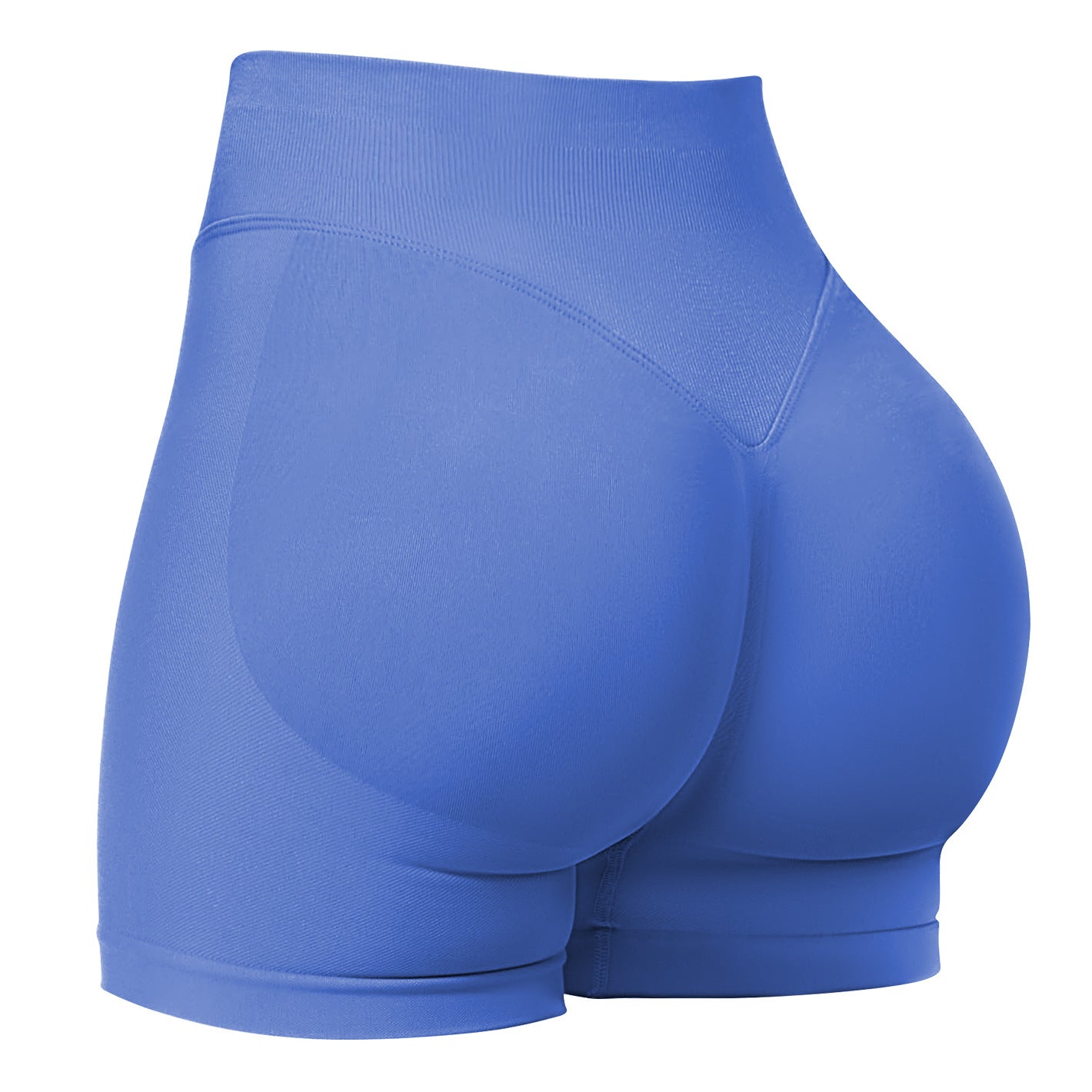 Women's High-Waist Yoga Shorts for Fitness & Running
