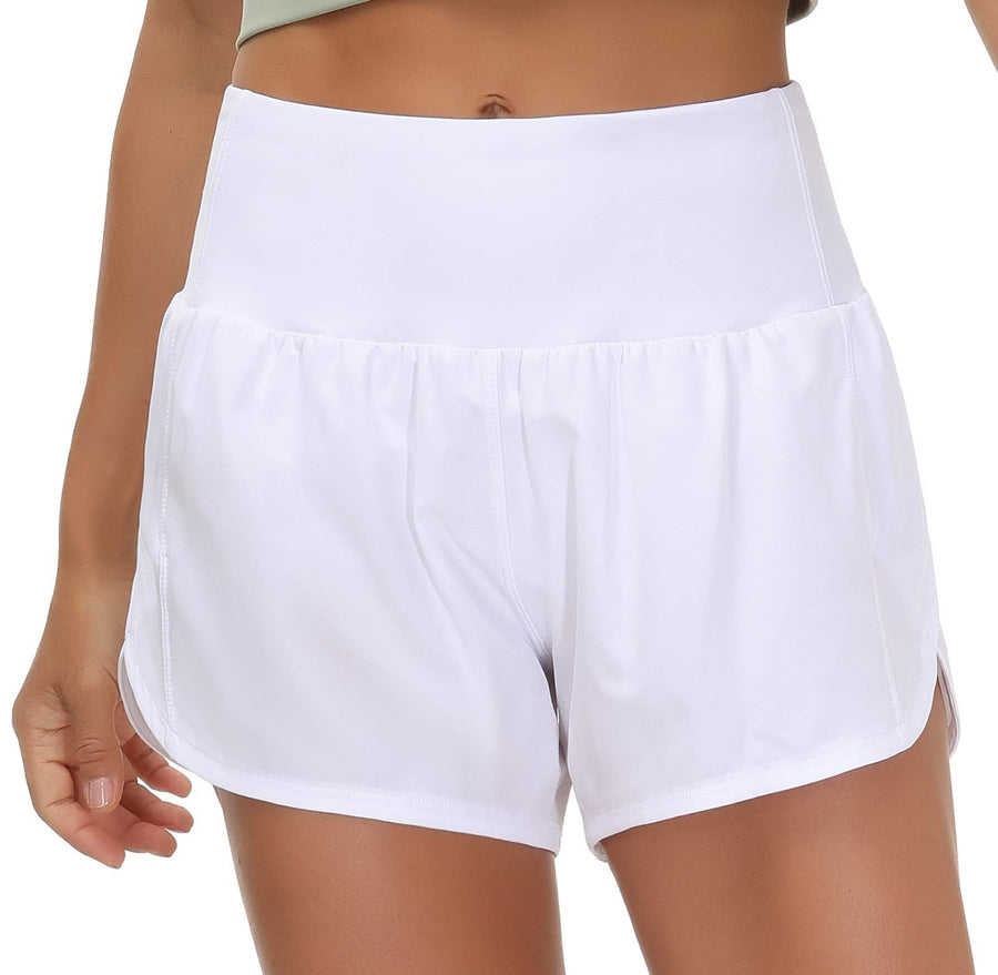 High Waisted Women's Athletic Running Shorts for Yoga