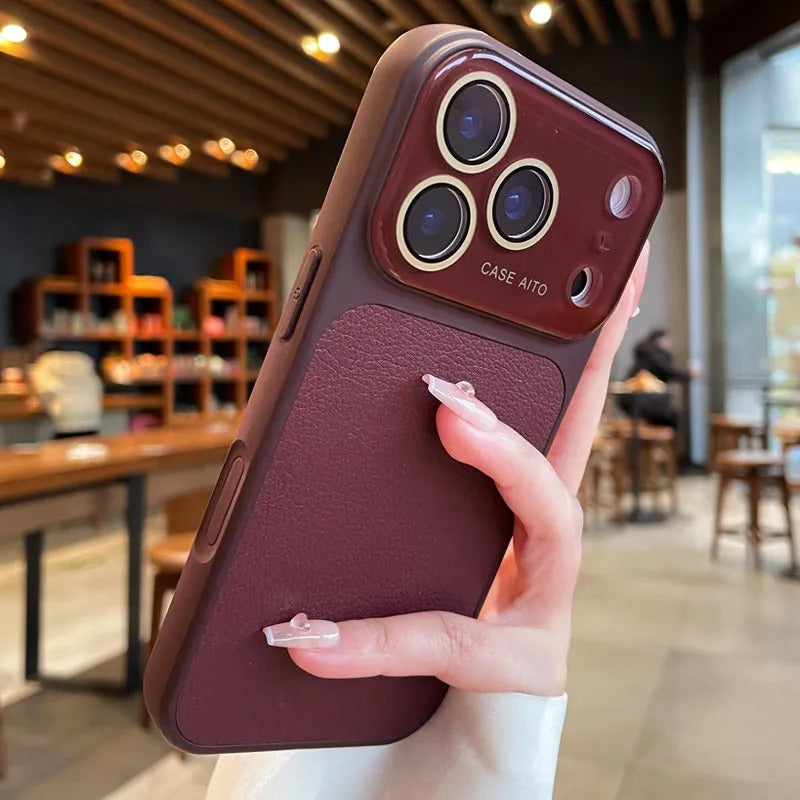 Lychee-pattern Phone Case for Full-body Coverage Protection