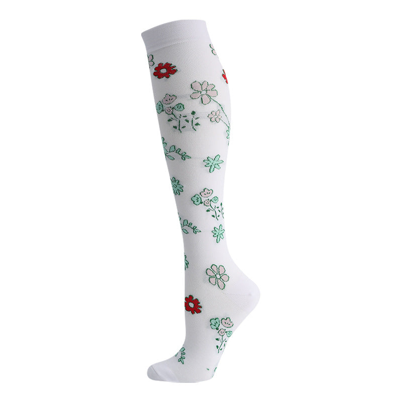 High Elasticity Compression Rope Running Calf Socks for Women