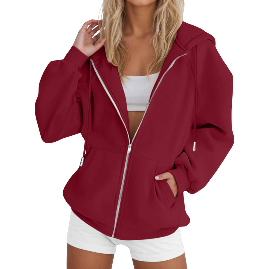 Laid-back Casual Figure-flattering Cardigan Top for Women