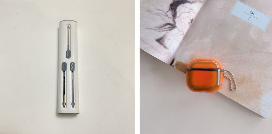 New Screen Cleaner Kit with Detangling Brush and Earbuds Case